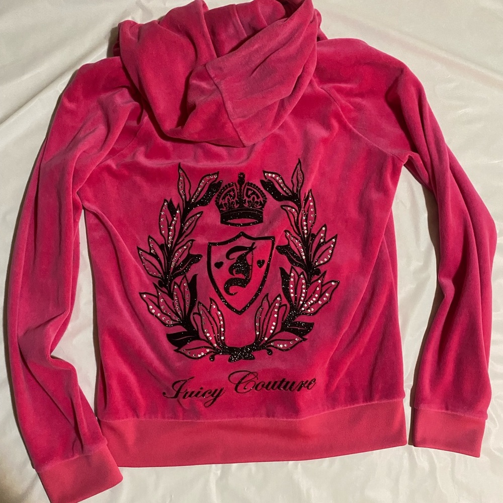 Juicy couture zip up sweatshirt